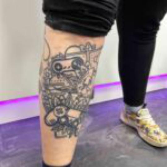 Geek style Leg