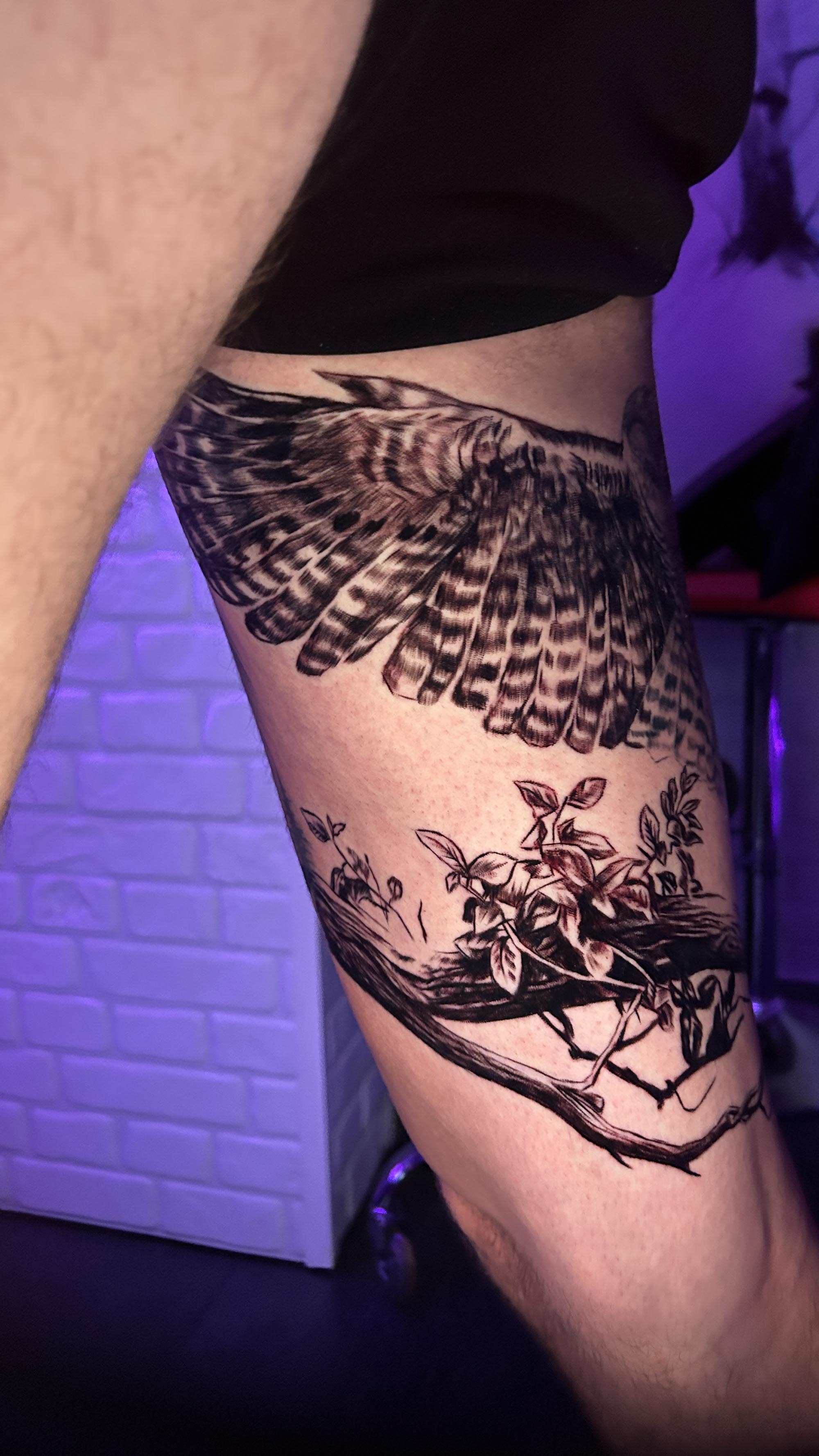 work in progress nature animal leg sleeve