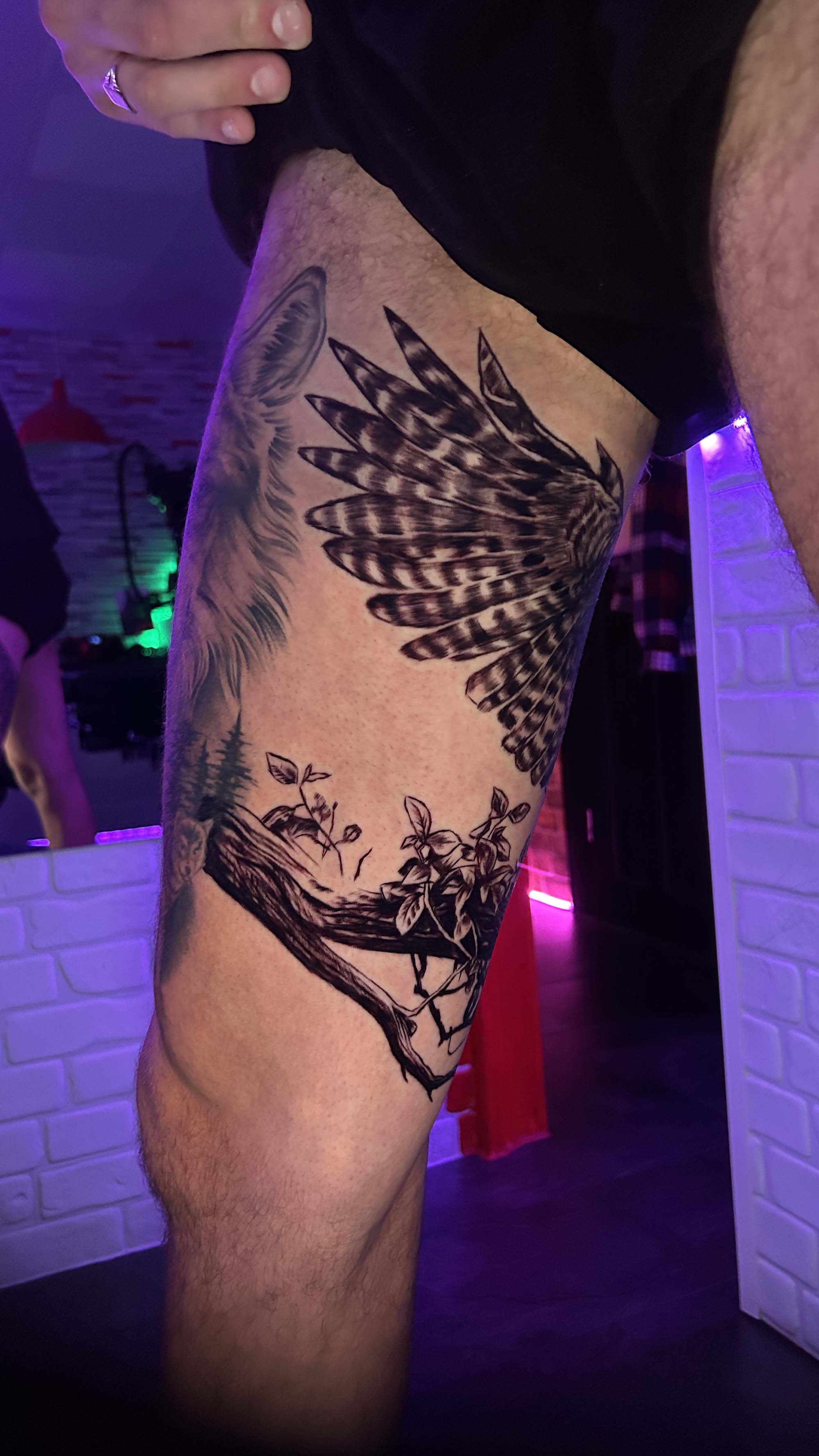 work in progress nature animal leg sleeve